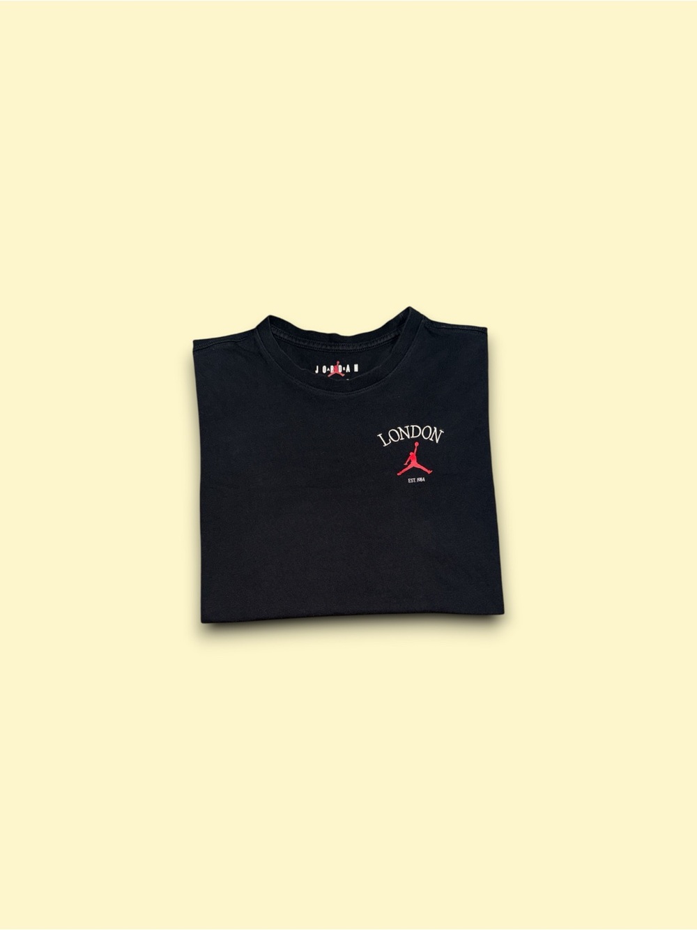 Air Jordan London est. 1984 embroidered t-shirt black men’s medium